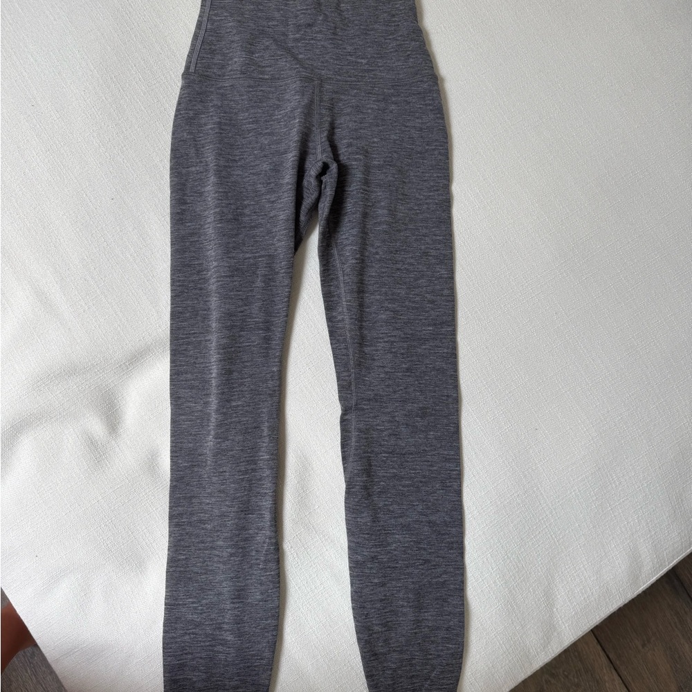 Gray lululemon align high rise pant 25”